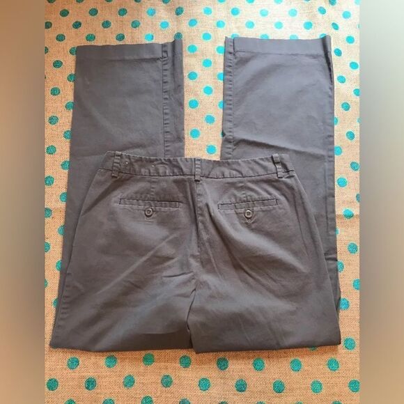 Ann Taylor Loft Women's Gray Stretch Bootcut Dress Pants - Size 4 - Picture 1 of 6